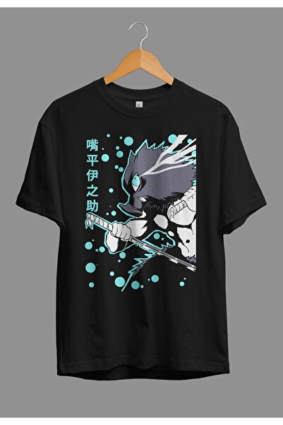 ZOKAWEAR Tricou cu imprimeu unisex, unisex, cu design de personaj anime, demo...