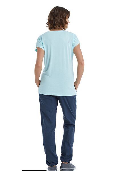Blackspade Women's V-Neck T-Shirt-60400-Turquoise Green