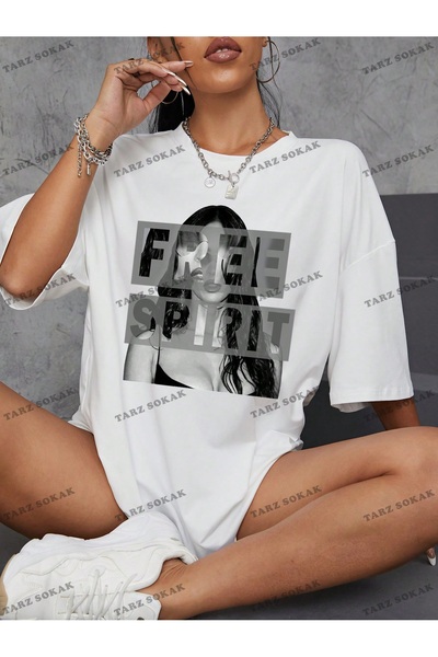 Tarzsokak Unisex BAY Γυναικείο μπλουζάκι εκτός ώμου - Εκτύπωση χαρακτήρων και...