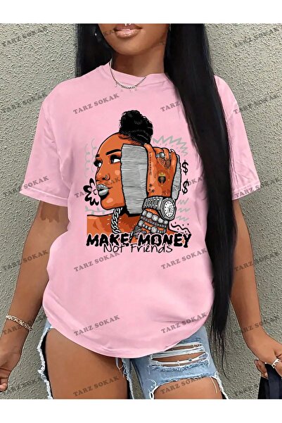 Adrift Unisex BAY ženska majica sa crtanim zecom Štampano širok kroj T-shirt ...