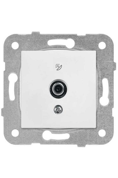 VİKO Viko Karre Satellite Socket White with F Connector (Frame Included)90967009 (8 Pieces)