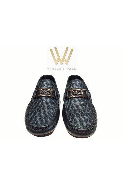 Who What Wear LOAFER 100% HANDMADE 100% LEATHER SHOES