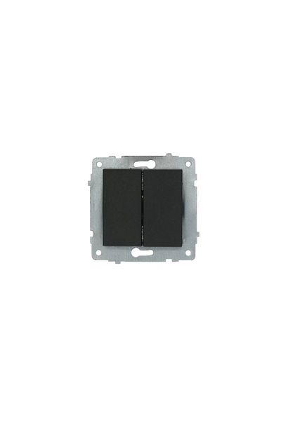 OVİVO Black Set of 2 (Grounded Socket + Satellite Socket)
