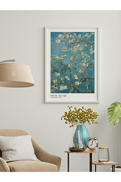 MÜZAİDE Van Gogh Almond Blossom Çerçeveli Tablo - Sergi Baskısı