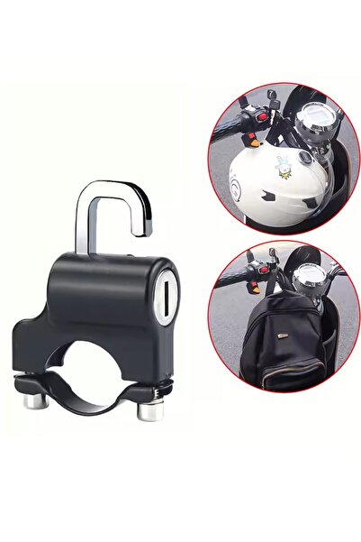 usin Üniversal Boyutu Ayarlanabilir Motosiklet Motor Bisiklet  Kask Kilit Evr...