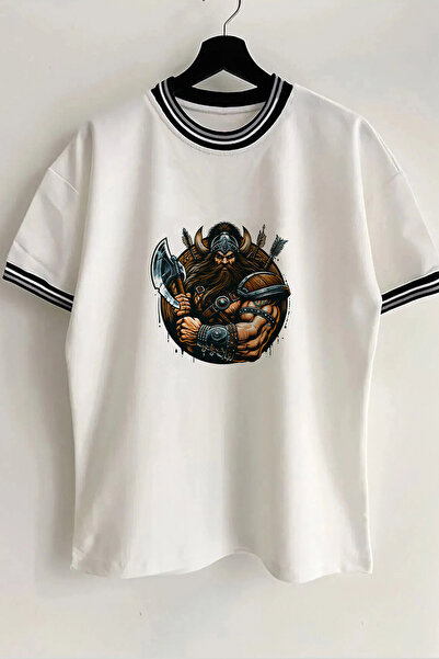 Vordevia Viking Štampano novi sezonski ovratnik i Sa detaljem rukava Sa rebra...