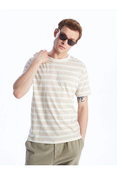 LC Waikiki Ανδρικό μπλουζάκι με κοντό μανίκι LCW Casual Crew Neck
