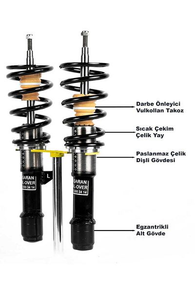 Başaran Coilover Bmw F20 Compatible Coilover Adjustable Shock Absorber 10 Cm