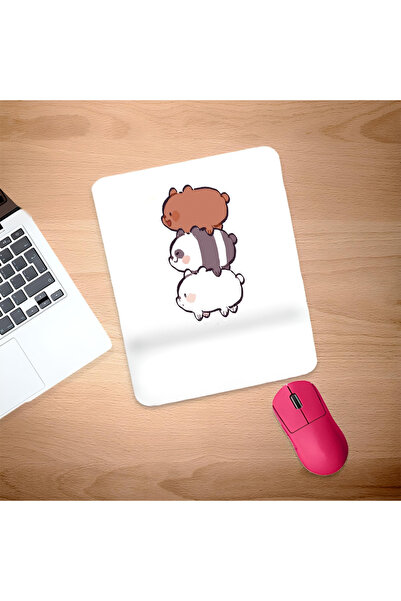 UcuruStore Επιφάνεια ποντικιού Overlapping Bears με στήριγμα καρπού