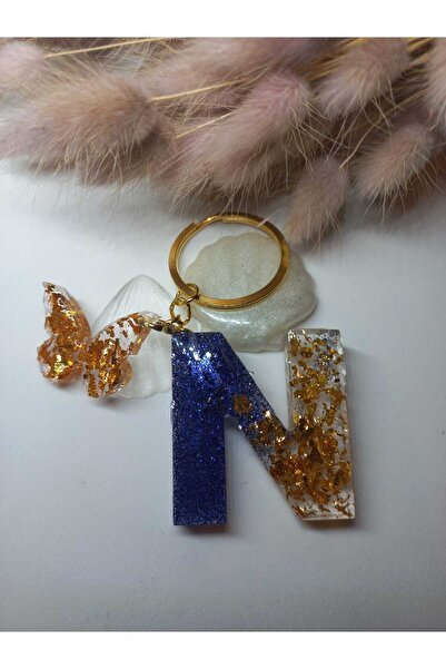 demirbasavm سلسلة مفاتيح إيبوكسي مصنوعة يدويًا