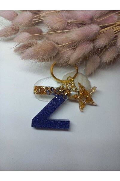 demirbasavm سلسلة مفاتيح إيبوكسي Z مصنوعة يدويًا