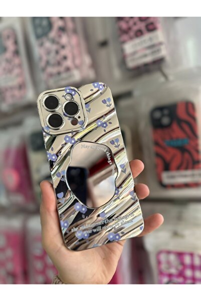 FİŞNEİLETİŞİM حافظة آيفون 15 بروماكس المتوافقة مع نمط الزهور