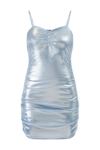 Faina Strick Trägerkleid mini
