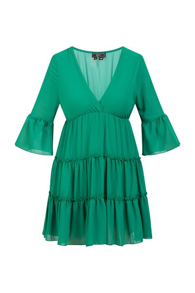 Faina Minikleid mit Rüschen