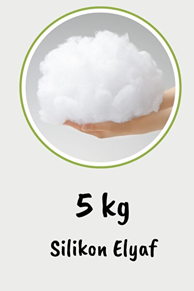 Elyaf Sepeti 5 Kg Silikon İnci Elyaf Vakumlu Ambalajında Yastık Yorgan Minder...