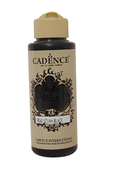 Cadence Style Matt Mat Akrilik Boya 9060 Siyah 120ml