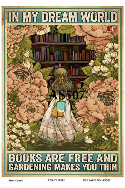 LİNEART ورشة عمل Smile AS507 - زخرفة نحاسية مقاس 30x42