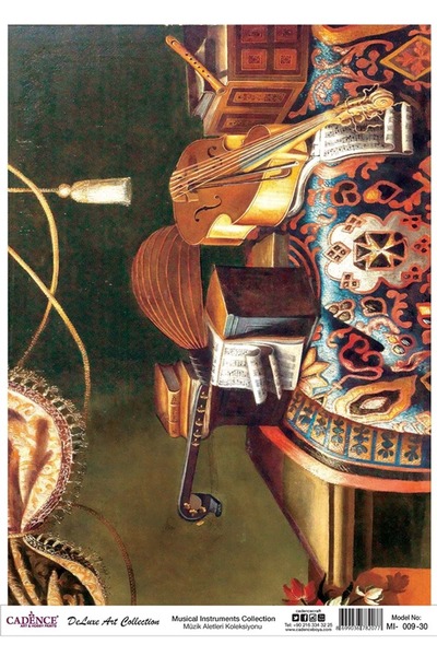 Cadence Mi009 ديكوباج نحاس 30*42 سم - مجموعة الآلات الموسيقية