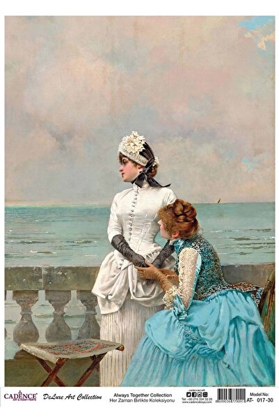 Cadence At017 - مجموعة دائمًا معًا - ديكوباج نسائي نحاسي مقاس 30*42