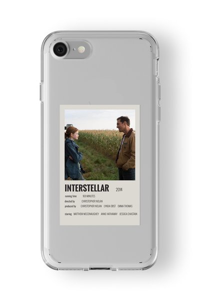 Multitronic حافظة شفافة مطبوعة بتصميم ملصق Interstellar Paralorid متوافقة مع ...