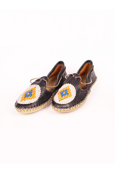 Ertay Deri Lace-up Elegance: Handmade Leather Lace-up Yemeni Sandals for Women