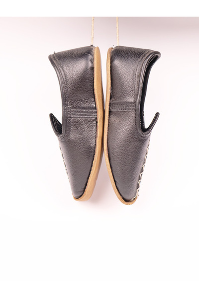 Ertay Deri Çocuklar İçin El Yapımı Hakiki Deri Yöresel Yemeni Çarıklar