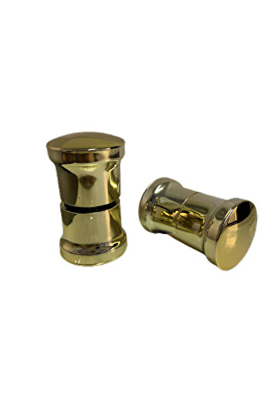 Filo Altın Topuz Duşakabin Kulp Seti 2 İç 2 Dış Çift Kapak Kulbu