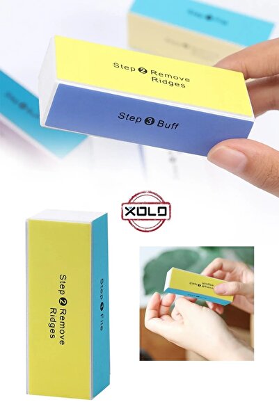 xolo 1 adet 4 Yönlü Profesyonel Tırnak Parlatıcı El Ayak Protez Tırnak Bakım ...