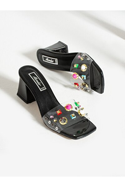 Alemdar Shoes SUZİ Black Colored Women's Slippers