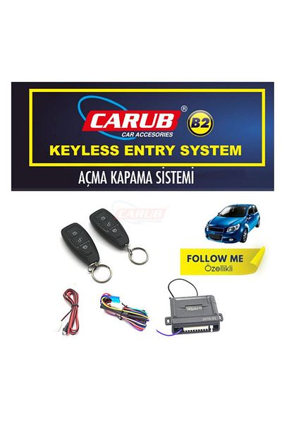 OTOMOR AKSESUAR CARUB B2 On/Off 12V Black FOLLOWME BR with S. Output4602473