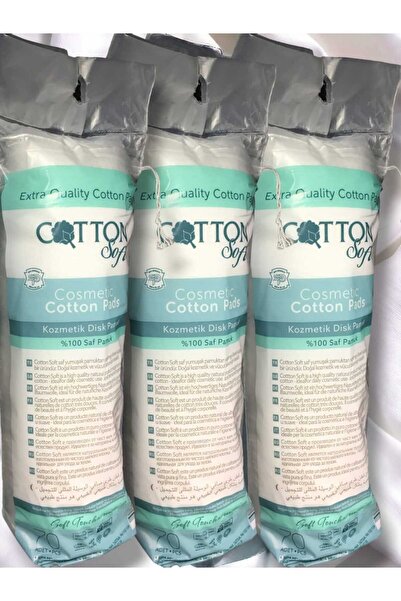 Cotton Soft Kozmetik Disk Pamuk 3x70-210 adet