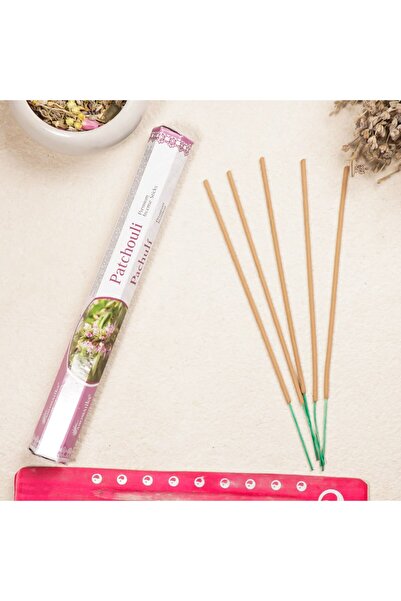 Aromatika Paçuli ve Amber Doğal Premium Çubuk Tütsü