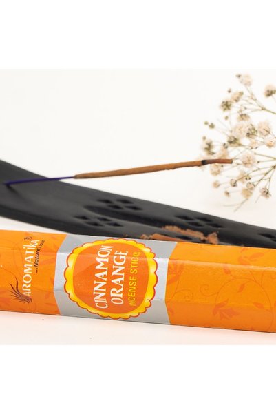 Aromatika Tarçın & Portakal Aromalı Doğal Premium Çubuk Tütsü