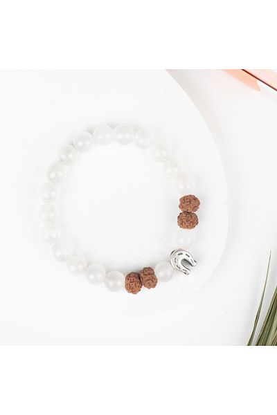 Mitr Selenite Natural Stone Bracelet