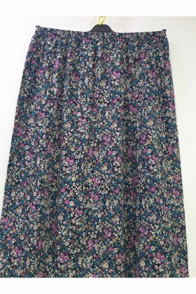 sercan konfeksiyon KADIN TEK PARÇA BATTAL BASMA VİSKON KUMAŞ ANNE ETEĞİ