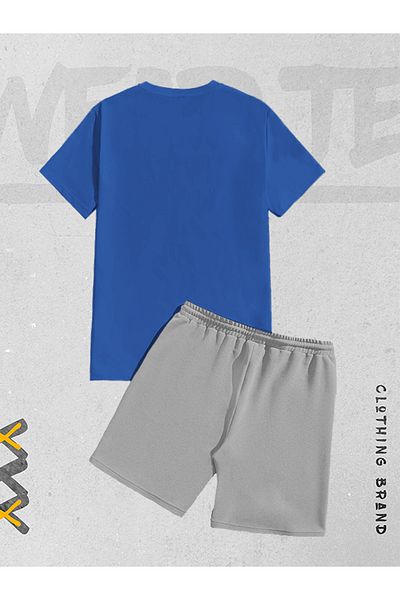 WEARTEX New Season 2-Piece Fear Kills Printed Shorts T-shirt Set
