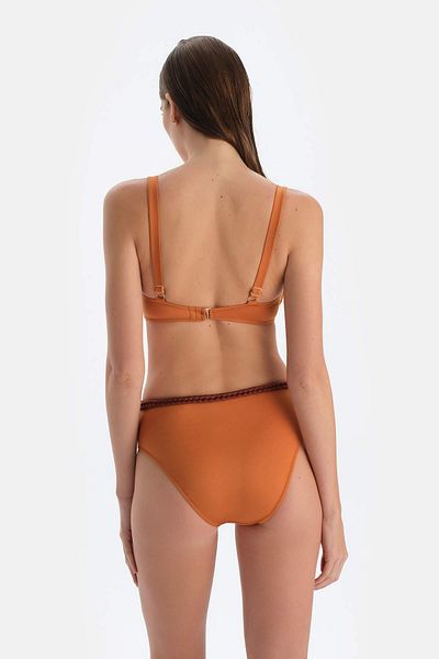 Dagi Hellbraunes Bügel-Bikinioberteil