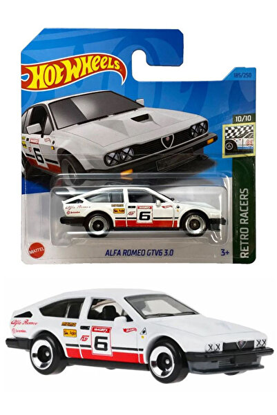 HOT WHEELS الفا روميو GTV6 3.0 - أبيض (1/64)