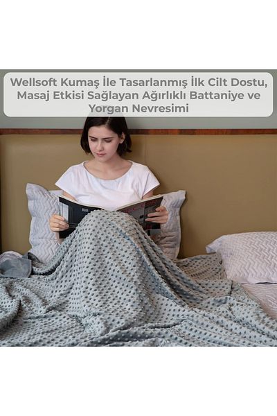Terapise Wellsoft Quilt / Weighted Blanket Duvet Cover Double for Winter and Spring Months, 200x220cm