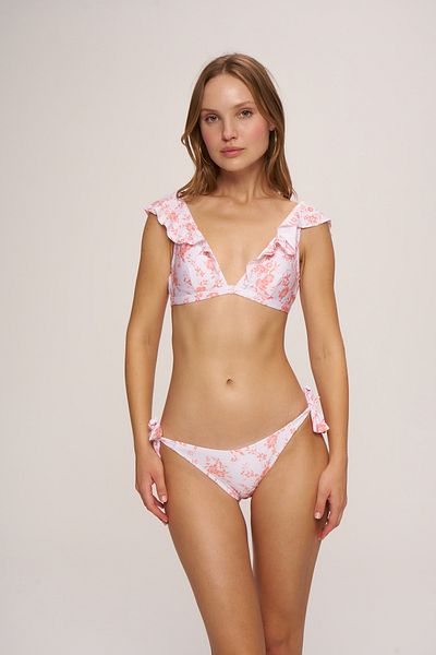 Pierre Cardin Lace-Up Faux Jumpsuit Bikini Bottom