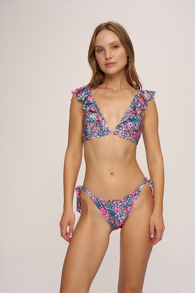 Pierre Cardin Faux Jumpsuit Lace-up Bikini Bottom