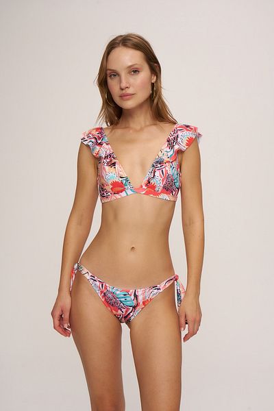 Pierre Cardin Lace-Up Faux Jumpsuit Bikini Bottom