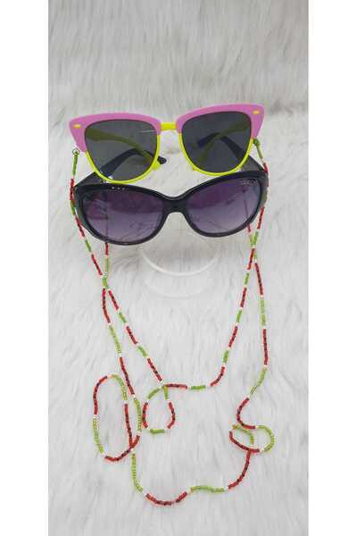 HAPPY HANDMADE Chain.......Watermelon Patterned Mother Child Combination/Glas...