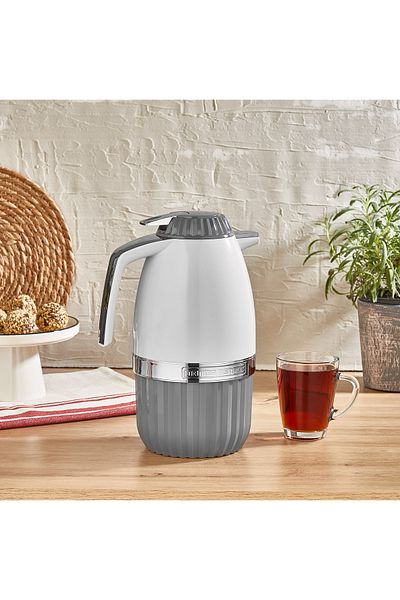 Mamma Legend Chrome Handle Double Glass Luxury Thermos 2 Liters
