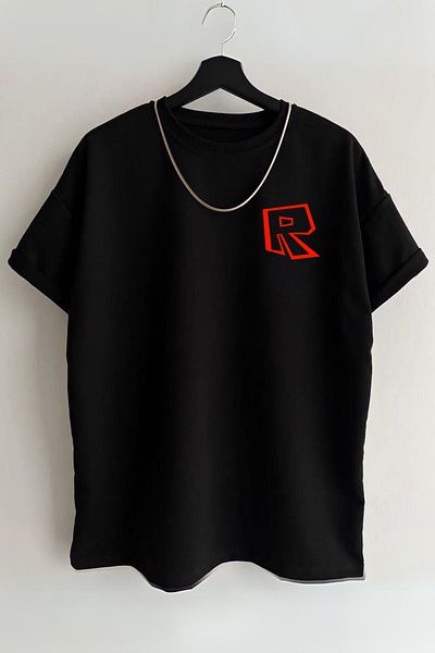 AEMİ Unisex Roblox Röblox Game Printed Tshirt Gaming Oversize 100% βαμβακερό μπλουζάκι