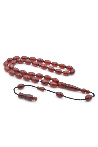 Murty99 Mărgele de rugăciune din chihlimbar cu sistem de tăiere manuală porto...