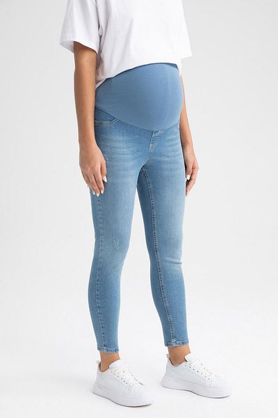 DeFacto Skinny Fit Hohe Taille Gerades Bein Lange Umstandshose Z6878AZ24SP