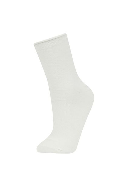 DeFacto Women's Applique 2-Piece Cotton Long Socks C5144axns