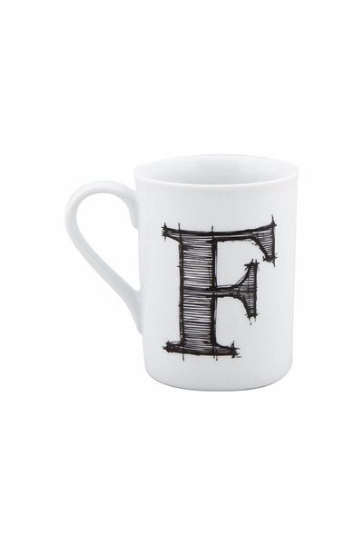Porland Letter (F) Mug 285 Cc 04a P016097