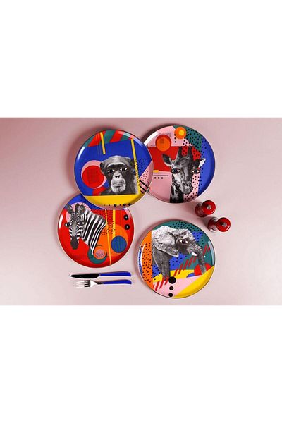 Porland Wild Life 4iü Service Set 28 Cm 04alm007235